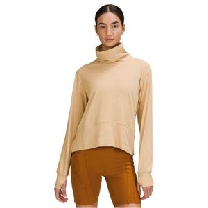 Lululemon Ready To Rulu Pullover Top Pecan Tan Color Size 6 Women’s